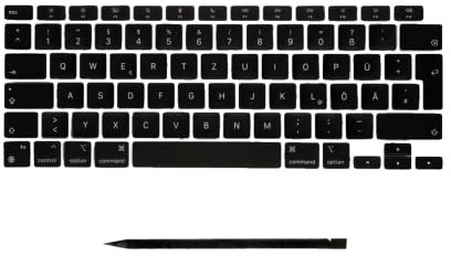 Generisch MacBook Air 13 (2020) A2337 DE-Layout QWERTZ Tasten-Set - Silber