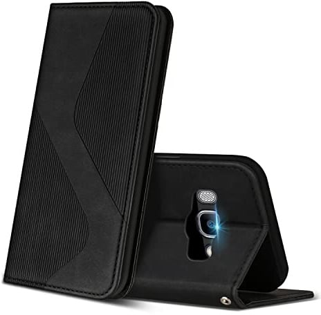 ZONNAVI Funda para Samsung Galaxy J7 2016, Funda Libro de Cuero con Ranura para Tarjeta y Magnético, Wallet Flip Caso Cubierta Case Carcasa para Samsung J7 2016 (Negro)