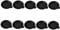 MERRYHAPY 10 Piezas Salchicha para macetas pequeñas platillo Accesorios al Aire decoración Plantas de Interior macetas de Interior Bandeja de macetas Ronda Bandeja de Goteo Base