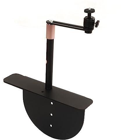Projector Stand, 24‑40cm Adjustable Height Bedside Sofa Wall Portable Projector Mount Holder with 1/4in Thread, 360° Rotation and 90° Tilting Phone Projector Stand