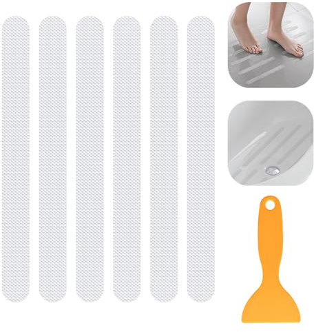 JOOTUEPO Adesivi Antiscivolo per Bagno, 36 Pezzi Adesivi per Vasca da Bagno Antiscivolo, Adesivi di Sicurezza per Vasca da Bagno, Docci e Scale