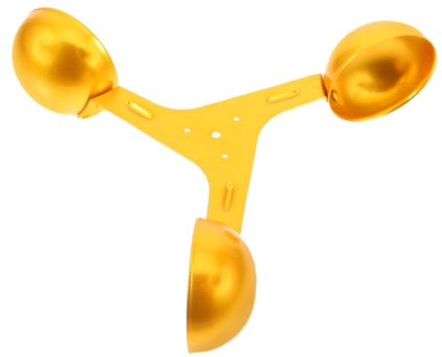 Yardwe Anemometer Windgeschwindigkeitsmessgerät Digitaler Windmesser Mit 3-becher Sensor Für Präzise Windmessung in Gewächshäusern Wetterfest Langlebig Installieren
