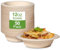 GREENESAGE 50 Pack Paper Bowls Disposable Bowls 12oz Eco-Friendly, Sugarcane Strong Heavy Duty Brown Bowls Compostable Soup Dishes for Hot Food Wedding