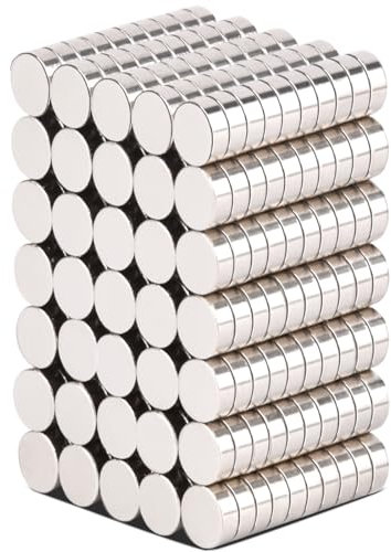 MIN CI 3x1mm Magnete Klein Stark, 80Stück Mini Magnete Flach, Neodym Magnet Rund Magneten, Magnet Kaufen Starke Magnete für Magnettafel Pinnwand