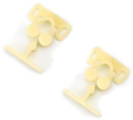 Plastic Door Catch Latches, 2 Pcs Door Retainer Catches Strong Hold Accessories for Cabinet Caravan Cupboard Motorhomes Boat (D)