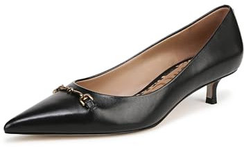 Sam Edelman Heeled Dress Pumps Shoes for Women - Kaya Medium Fit Black UK 8