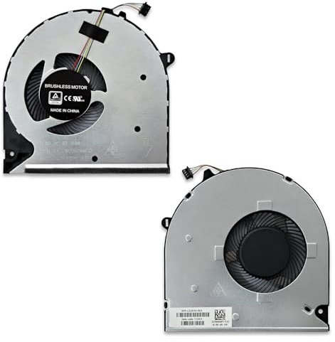 new net - Ventola CPU Fan Compatibile con HP 15-dw3005nl, 15-dw3009nl, 15-dw3010nl, 15-dw3011nl, 15-dw3012nl, 15-dw3013nl, 15-dw3014nl, 15-dw0001la, 15-dw0002la [4 Pin - Diametro 55 mm]