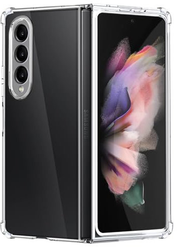 Filoto Ultra Clear Custodia per Samsung Galaxy Z Fold 4 5G (2022), Trasparente Ingiallimento Slim Soft Silicone Custodia per cellulare, Anti-Impronta, Antigraffio, Antiurto, Ultra Sottile TPU