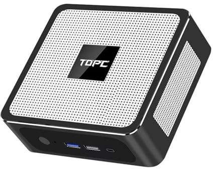 Topc Desktop Gaming Computer mini pc 𝐈𝐧𝐭𝐞𝐥 Core i9 12900H(Up tp 5.0 GHz) 2*DDR4 2*LAN Win 11 pro Wifi6E Mini Computer per Ufficio/Business
