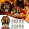 Academic Calendar 2024-2025 1 PCS Halloween Whole Year Countdown Calendar 365 Days Interchangeable Numbers Halloween Coffin Calendar Halloween Shaped Countdown Japan Calendar 2022 (Orange, One Size)