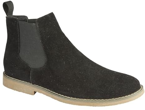 Charles Southwell Men's imitation suede lace up and Twin Gusset Desert Boots Sizes 7-12