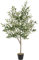 ML-Design Olivier Artificiel 150 cm Décoratif, Plante Verte Grande avec Tronc en Bois Naturel et Fruits en Plastique, Fausse Plante en Pot, Arbre pour Intérieur/Extérieur Chambre Balcon Salon Bureau