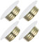 Homoyoyo Feuersprinklerabdeckungsplatte 4Pcs Feuersprinklerabdeckungsplatte Für Decken Sprinklersystem Schutz Sprinkler Kopfbedeckung Plattenverkleidungsring Für Decken Innen