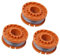 MEXWLOP Strimmer Spool Compatible with Spear and Jackson Grass Strimmer by, Spool Line Compatible with Spear Jackson S3630CT Strimmer Trimmer Pack of 3 lawn mower spool