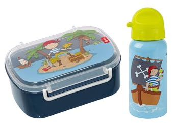Sigikid Kindergarten-Set Sammy Samoa Lunchbox & Trinkflasche 400 ml