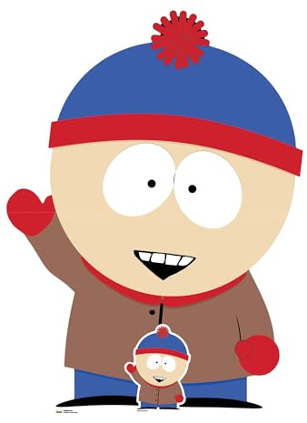 Star Cutouts SC4693 South Park Stan Cardboard Cutout (95cm) – Calm Voice of South Park Display for Bedrooms, Gifts & Fan Collections