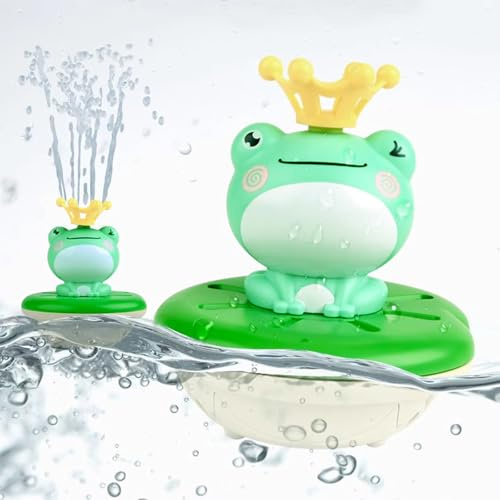 Bath Toy Water Pump for Bathtub Spray Water Sprinklers Frog Montessori Water Toys