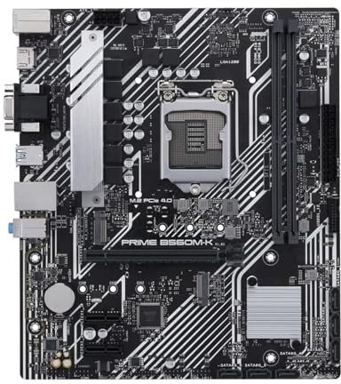 HYUIND Scheda Madre Fit for ASUS Prime B560M-K Socket LGA 1200 DDR4 M.2 NVMe SSD for Scheda Madre Desktop Originale Intel B560