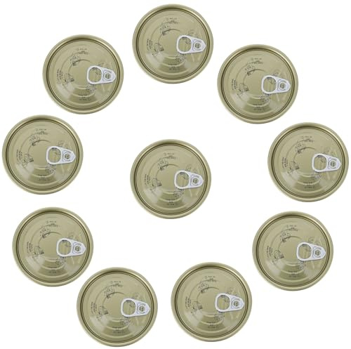 BESTYASH Luftdichte Aufbewahrungsdosen mit Deckel aus Eisen 10 Stück Langlebige Vorratsbehälter für Trockenfrüchte und Tee für Aufbewahrung zu Hause