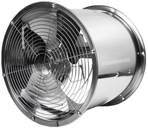 BAOJUHUIKANG 120W,Aspiratore da Cucina e Magazzino a Parete, Ventilatore ad Alta velocità, Cappa aspirante, Ventilatore Portatile, Adatto per Cucina Domestica e Magazzino