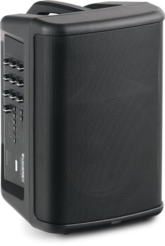 McGrey Move Compact Enceinte PA sur Batterie - Enceinte Active Mobile 8 Pouces avec Bluetooth Et TWS, Son Puissant pour Événements, Fêtes Et Présentations, Jusquà 8 Heures DAutonomie - Noir