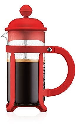 Bodum - 1903-294 - Java - Cafetière à Piston 3 Tasses - 0,35 L - Rouge