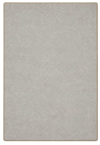 casa pura Teppich London | viele Größen | pflegeleichter Flacher Schlingenflor | Flurteppich, Wohnzimmerteppich, Küchenteppich, Schlafzimmerteppich (Beige - 200x200 cm)