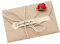 Grußkarten 2 Stück Retro Glückwunschkarten DIY Kraftpapier zum Selbst Gestalten 17,5x11cm mit handgefertigter getrockneter Blume, Jute-Schnur zur kreativen individuellen Gestaltung + Aufkleber wortek