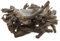 FRANK FLECHTWAREN Blumentopf, Pflanztopf Pflanzer Rustikal Holz ca. Ø 40 x 14 cm, Innen-Ø 20 cm