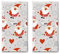 20 Taschentücher (2x 10) Spaßige Weihnachtsmänner als Geschenk für Weihnachten