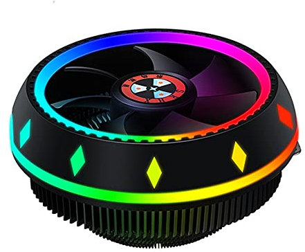 Heatsink & Fan Low Noise CPU Air Cooling Cooler Fan Radiator RGB CPU Fan For Intel LGA775/1150/1151/1155/1156/1366,for AMD FM2/AM4/FM1/AM3+/AM3/AM2