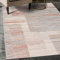 Carpeto Rugs Vintage Designer Teppich - Kurzflor - Weich Teppich für Wohnzimmer, Schlafzimmer, Esszimmer - ÖKO-TEX Wohnzimmerteppich - Teppiche - Creme Lachsfarben - 140 x 200 cm