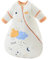 Chilsuessy Baby Schlafsack Winter 3.5 Tog Schlafsack mit abnehmbar Langarm super warm Kleinkinder Schlafsack für Jungen und Mädchen, Wolke, 80cm/Baby Höhe 75-85cm