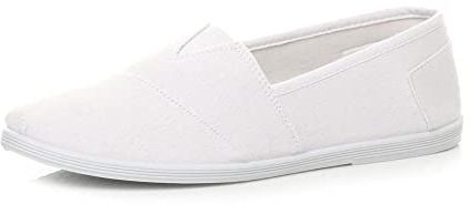 AJVANI Mens Teens Comfort Espadrilles Casual Beach Summer Canvas Shoes Plimsolls Size