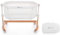 Petite&Mars Glory 2in1 Beistellbett Babybett mit Matratze, Schaukelfunktion, Faltbare Seite, Höhenverstellbar, Netzfenster, 4 Rollen und Transporttasche - 0-6 Monate, 9 kg