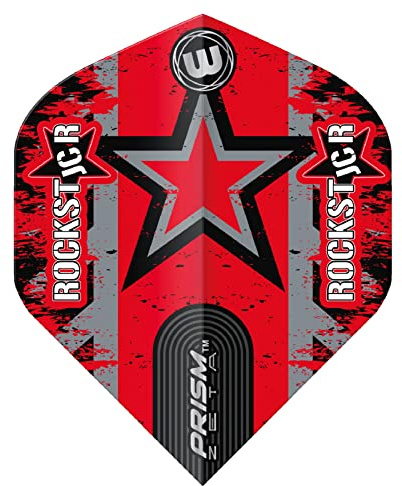 WINMAU Prism Zeta Joe Cullen Star Dart-Flüge - 1 Satz pro Packung (insgesamt 3 Flüge)