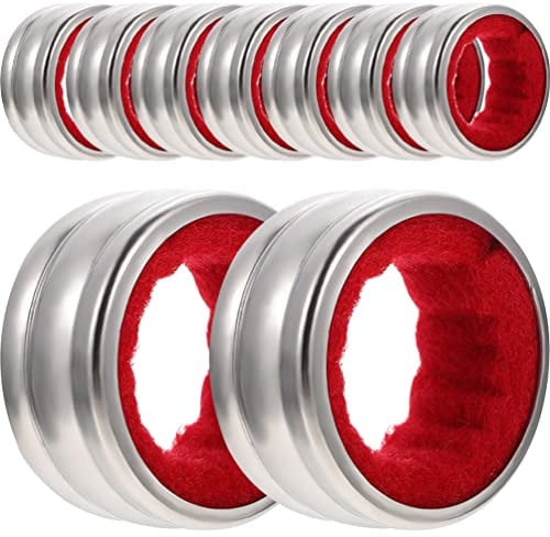 9 StüCk Edelstahl Weintropfstopp, TropfenfäNger Weinflasche Ring, Tropfring FüR Weinflaschen, Auslaufsicherer Weinflaschen Tropfkragen, Perfekt FüR Haushalt Und Partys