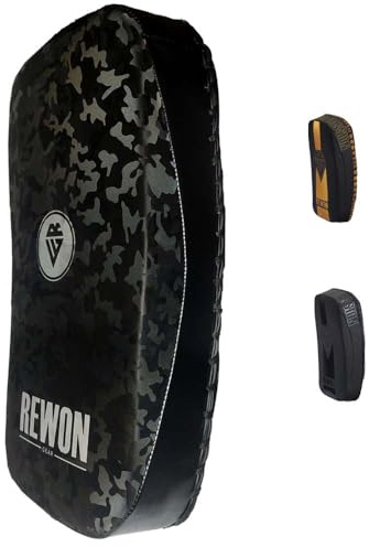 REWON Muay Thai Pad Schlagpolster Kampfsport Polster Kick Pads MMA Thai Pads Für Kickboxen Training Boxen Schlagkissen Boxpratzen Boxpads