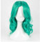 CHALKSEA Anime Cosplay Perücke, Sailor Moon Sailor Neptune Perücke, Green Wavy Perücke, Mit Kostenloser Perückenkappe, Für Party Alltag Halloween Perücke Cosplay, Anime-Geschenk,Short