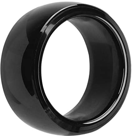 Keenso R4 Smart Ring, Herren R4 Smart Ring Wasserdichter Keramik-NFC-Ring für Android-Telefone Männer Frauen (Größe 8)