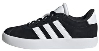 adidas Unisex - Bambini e Ragazzi VL Court 3.0 Shoes, Core Black/Cloud White/Core Black, 30 EU