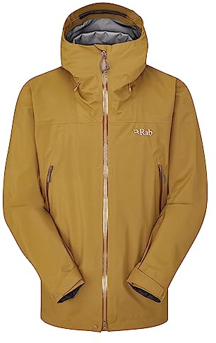 Rab Men's Kangri GTX Waterproof Breathable Gore-tex Jacket for Hiking, Trekking, & Mountaineering - Footprint - XX-Large