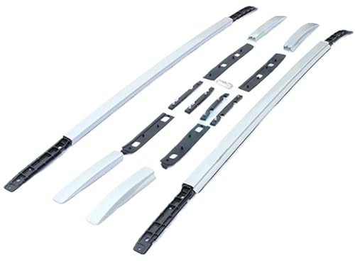 Dachgepäckträger Für Mitsubishi Für Outlander 2013-2021 Dachträger Dachreling Bar Aluminiumlegierung Schraube Fix Kostenlose Bohrloch Dachträger Stangen (Farbe : Sliver)