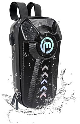 Mezelon Tasche für E Scooter wasserdichte Tasche für Elektro-Roller Lenkertasche Wasserfest Eva Hartschalenmaterial, Wasserfest
