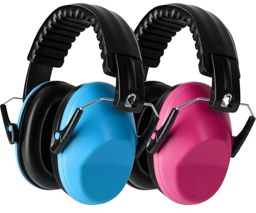 cumunebula Ear Defenders Children - Kids Ear Defenders for Autism, Toddler, Children Age 3-16 Years Old - Noise Cancelling Headphones for Kids for Concerts, Air Shows, Fireworks - 28dB SNR
