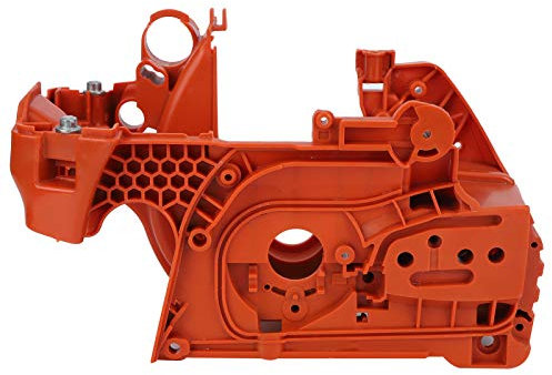 Qukaim Ensemble de Boîtier de Moteur de Tronçonneuse pour Husqvarna 450, 445, 450E, 445E - Pièce de Moteur de Remplacement, Compatible avec 537438201, Sprocket