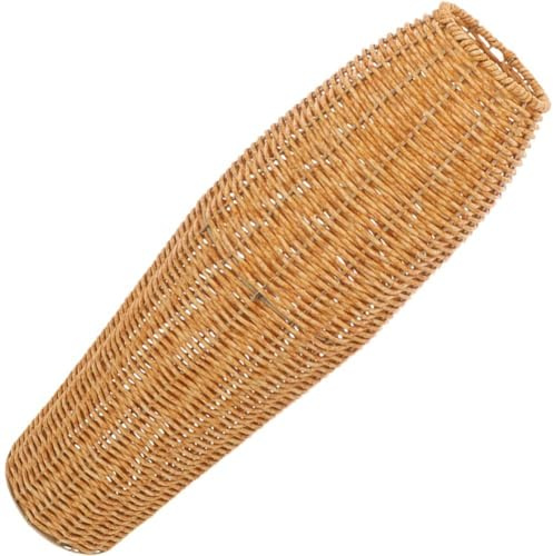 AMOYER Rattan-blumenvase, Große Bodenvase, Korbgeflecht-bodenvase, Blumenarrangement-behälter Für Zuhause, Balkon, Gartendekoration