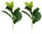 Agwuoetr Kleiner KüNstlicher Geigen Blatt 11 Faux Ficus Lyrata für Hause Hochzeit Innen- und AußEn Dekoration