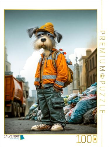 Puzzle · Ich Bin auf Zack, wenn es um Euren Müll geht | 1000 Teile · Lege-Größe 64 × 48 cm · CALVENDO Puzzle