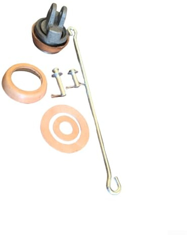 Yuanpgky Kolben-Ersatz-Set aus Gusseisen und Leder für Typ 75 Handpumpen – komplettes Set mit Stange, Stiften und Unterlegscheiben für Schnellmontage (C)